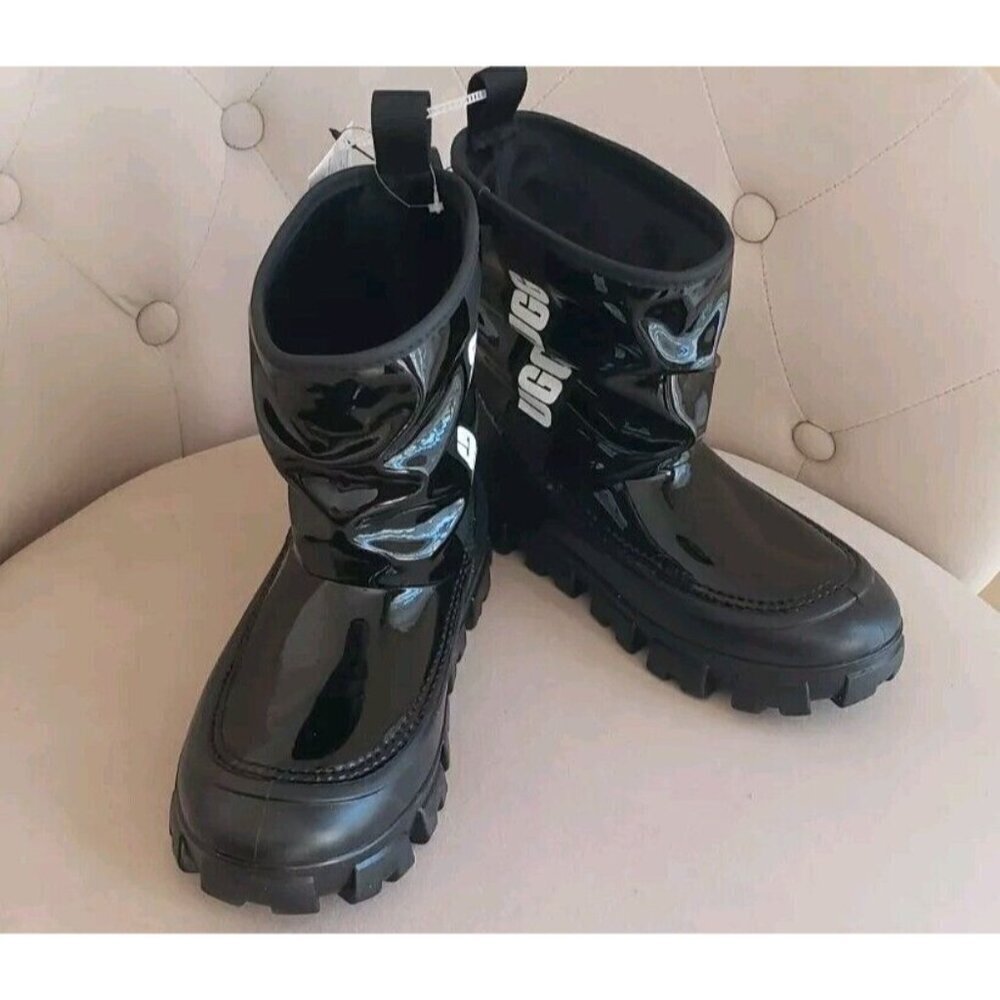NEW UGG KID'S CLASSIC BRELLAH MINI BOOTS BLACK SZ 4 US - Picture 7 of 9
